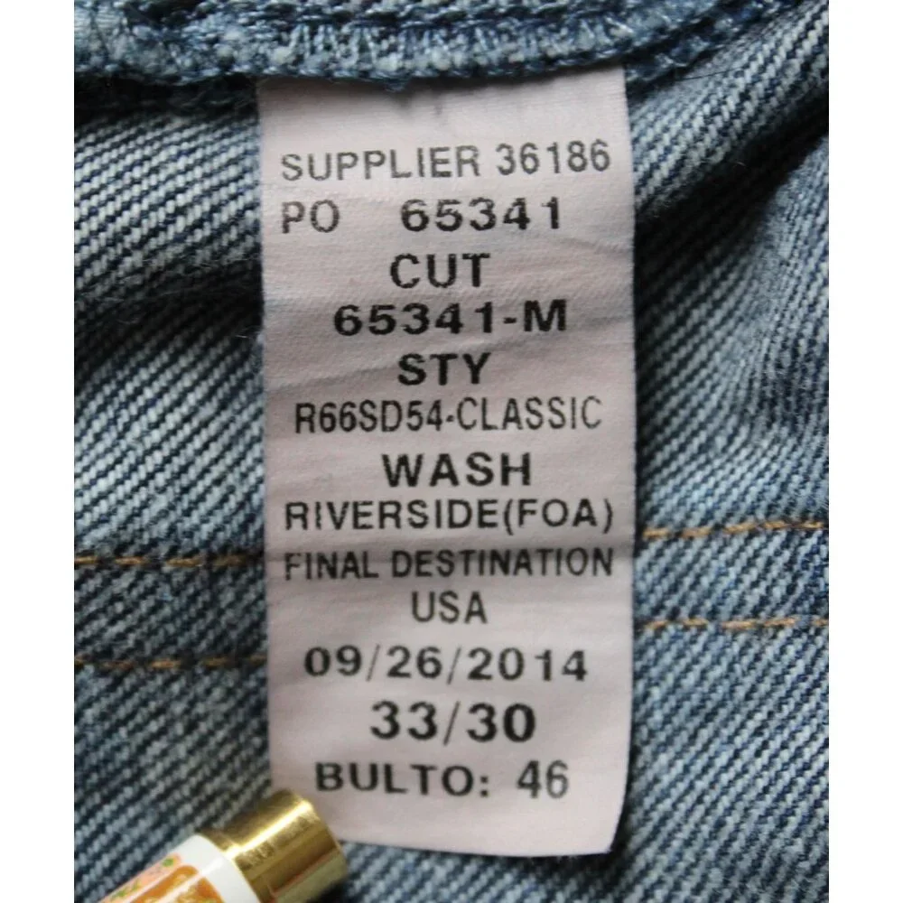 POLO RALPH LAUREN Men's Classic 867 Jeans, Size 33 x 30 - Picture 11 of 12